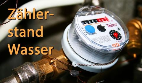 HGV Von links unten nach rechts oben läuft eine Wasserleitung, darauf ist eine Wasseruhr montiert